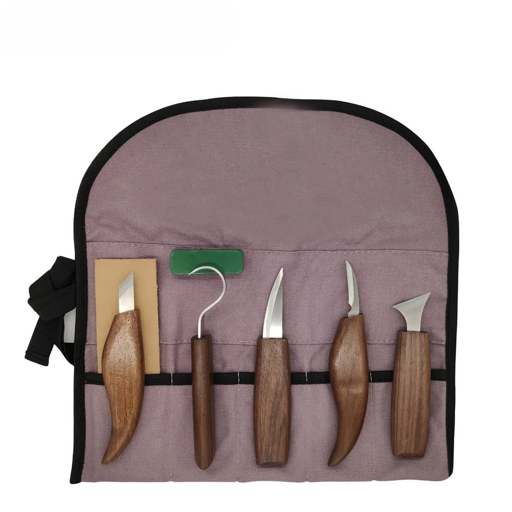 

8pcs Wood Carving Kit Wood Carving Tools Hand Carving Knife Set with Needle File Wood Spoon Carving Kit for Beginners Whittling