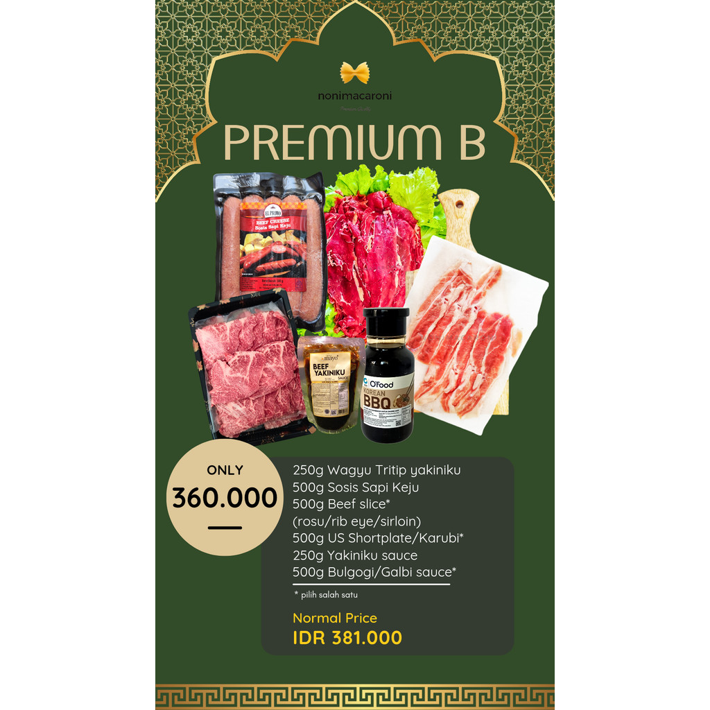 

RAMADHAN HAMPERS | PARCEL LEBARAN | PREMIUM BBQ SET B