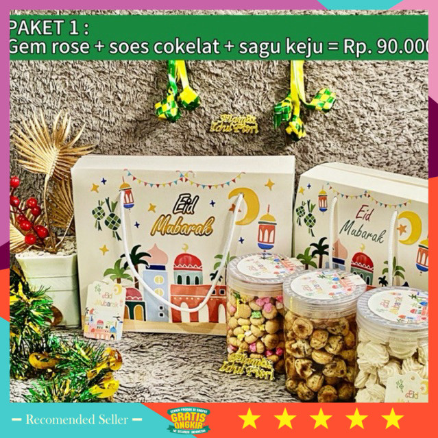 

hadiah Anniversary Wedding Pernikahan Teman Sahabat Pacar Pasangan / HAMPERS LEBARAN PREMIUM ISI 3