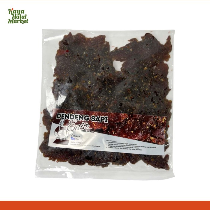 

Dendeng Sapi 250 gr Asli Resep Khas Sunda Original dan Pedas Kaya Halal Market