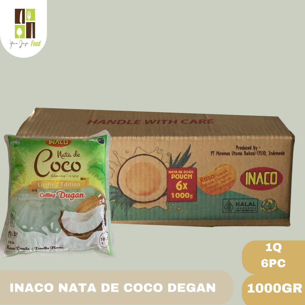 

Inaco Nata de Coco Degan / Nata De Coco slice Degan / 1karton 6pc