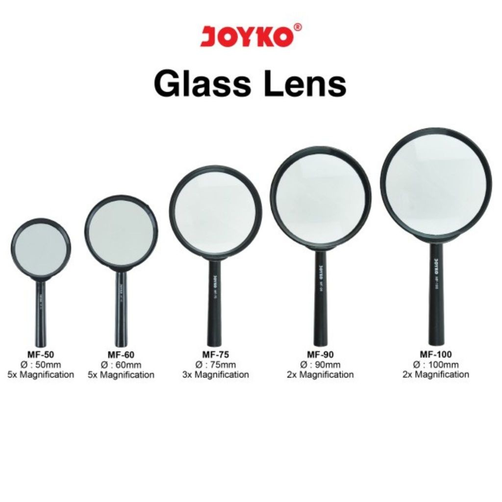 

Kaca pembesar Joyko MF – 90 Magnifer Kaca Pembesar Satuan- SHESB