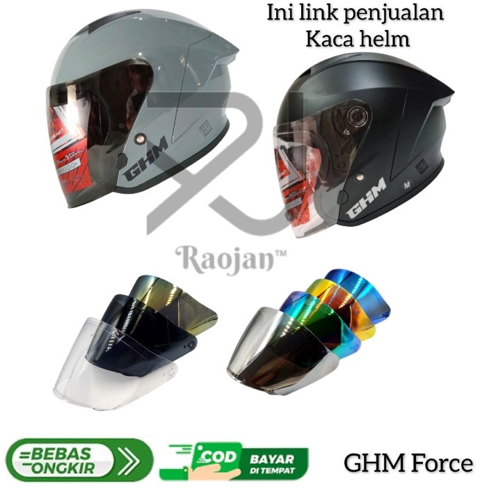 Kaca helm GHM Force Visor helm GHM Force