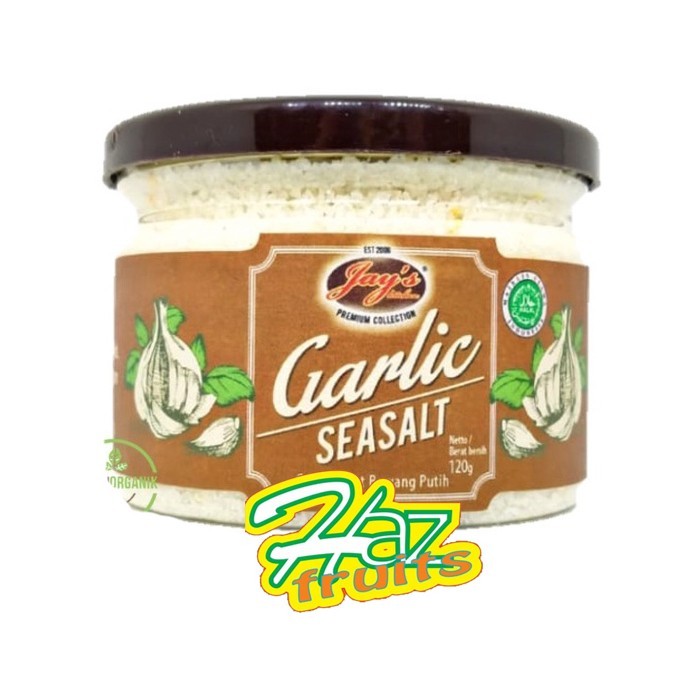 

Jays Garlic Sea Salt 120 Gram Garam Laut Bawang Putih