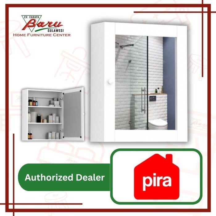 Cermin / Rak Dinding Kamar Mandi / Wastafel Pira Evier BTC