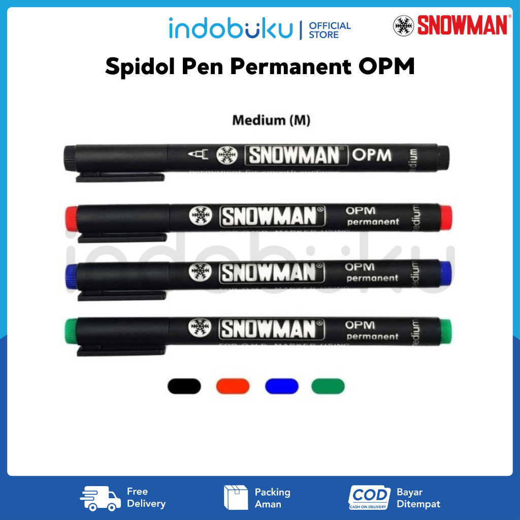 

Spidol Pen Permanent Snowman OPM - 1Pcs