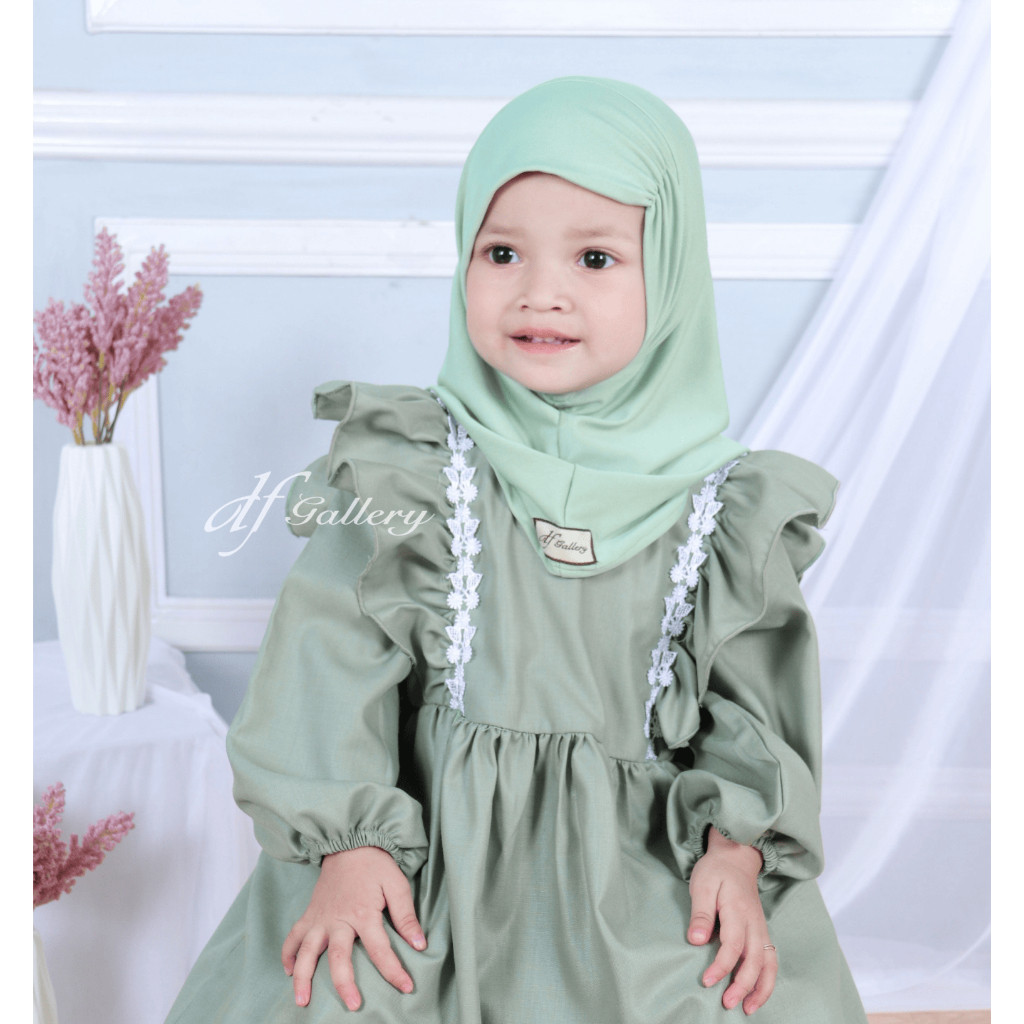 Baju Bayi MOANA ABCD - gamis anak dress baby gaun pesta lebaran Terlaris