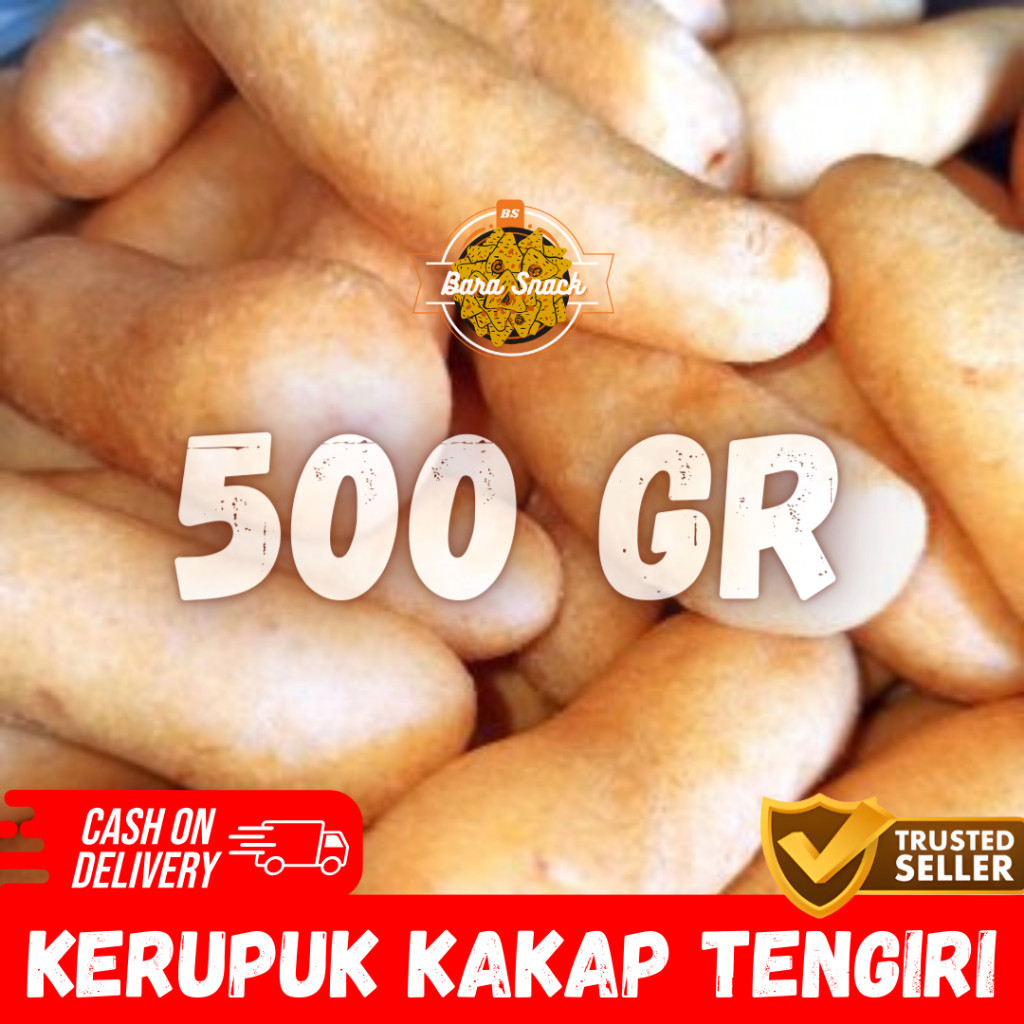 

[ 500gr ] Kerupuk Kakap Ikan Tengiri Panjang / Amplang Tengiri / Camilan Snack Kiloan Murah