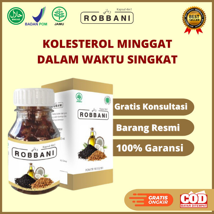 

Baru !! Robbani Obat Kolesterol Nyeri Sendi Darah Tinggi Hipertensi