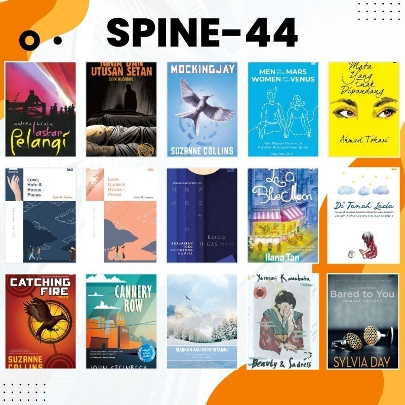 

Paket Lengkap Bacaan Novel Romansa,horor,petualangan,dan motivasi kehidupan seri E