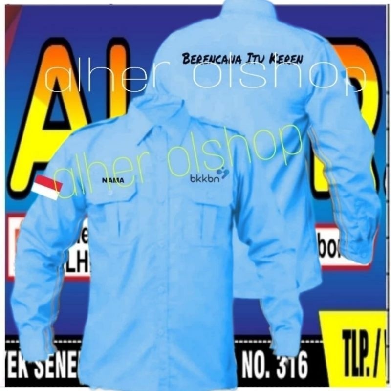 kemeja BKKBN baju BKKBN Seragam BKKBN Pdh BKKBN kemeja berencana itu keren baju berencana itu keren 