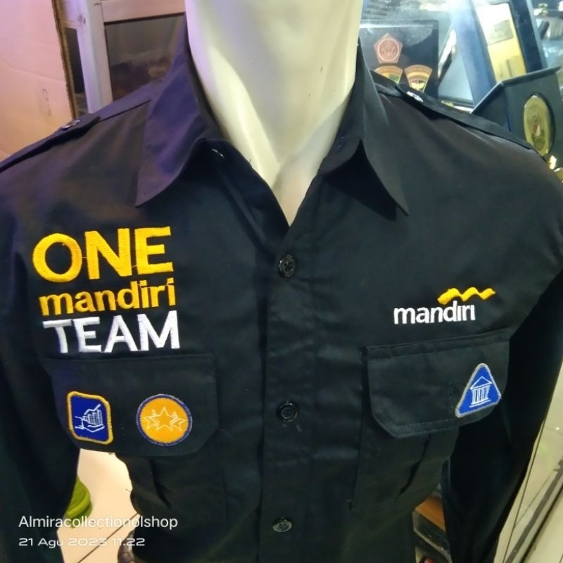 kemeja MANDIRI ONE TEAM