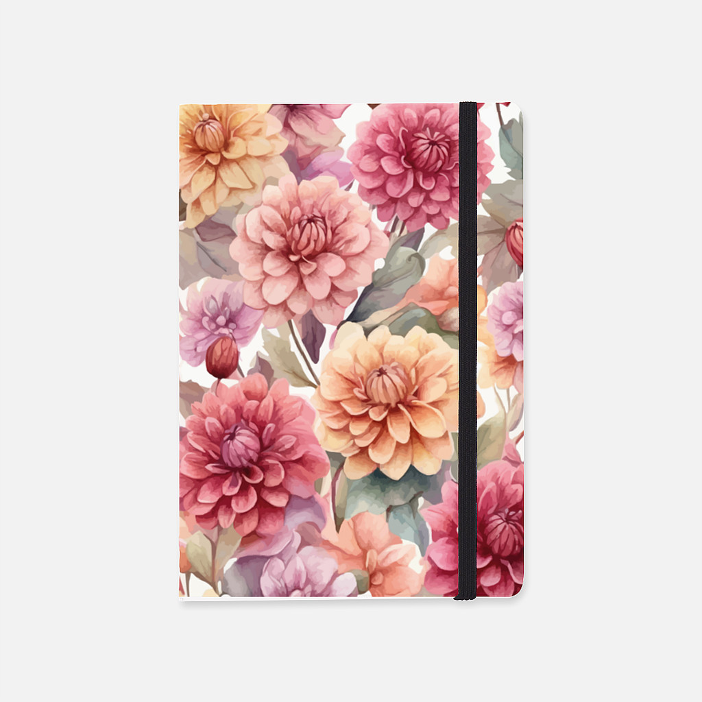

Jurnal Aesthetic Notebook Buku Tulis Catatan A5 - Flowers Series