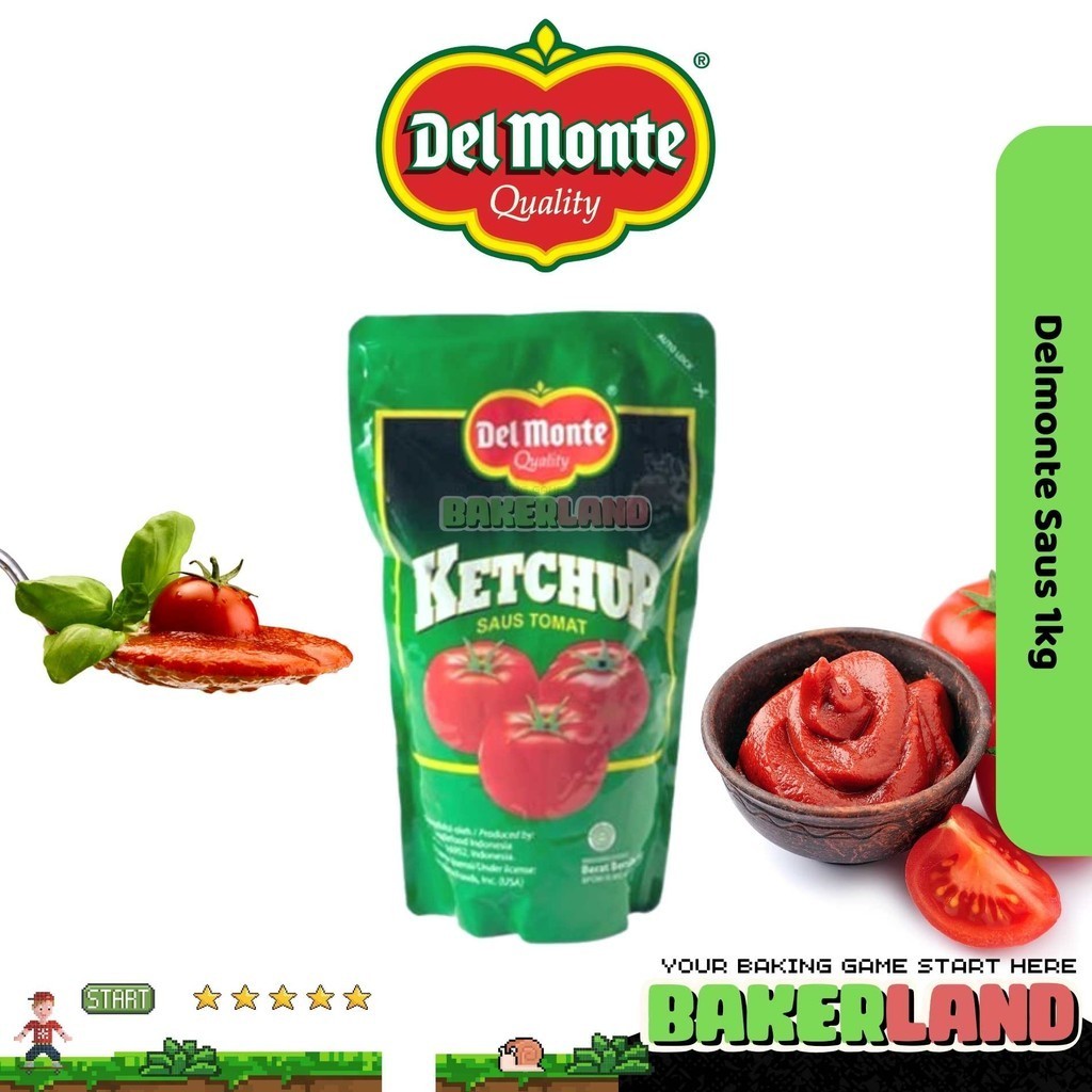 Saus Tomat Delmonte / Saus Tomat 1kg / Saus Tomat Pouch