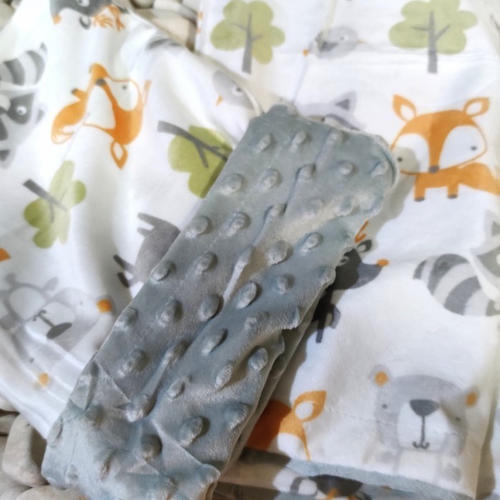 NEW ✨ - snuggle sack/sleeping pouch hedgehog, landak mini, sugar glider - BLUE - cow