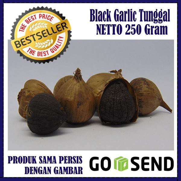 

Diskon!! BLACK GARLIC TUNGGAL 250 GRAM BAWANG PUTIH HITAM TUNGGAL LANANG