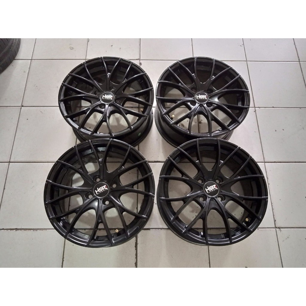 Bursa Velg Second Model NAPLES HSR Ring 15 Warna Black