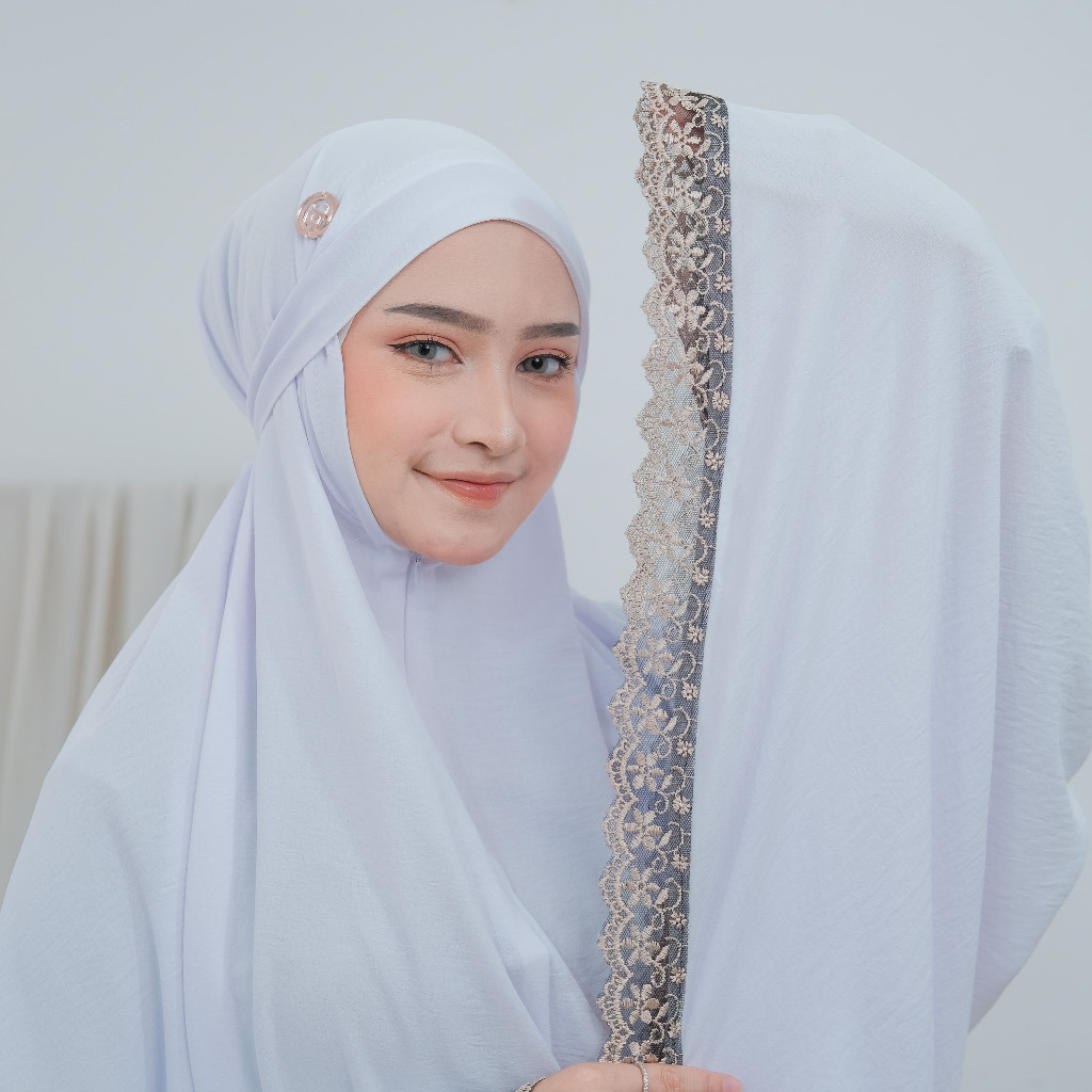 mukena dewasa Lesty resleting depan terbaru viral mukena dewasa mukena viral 2024