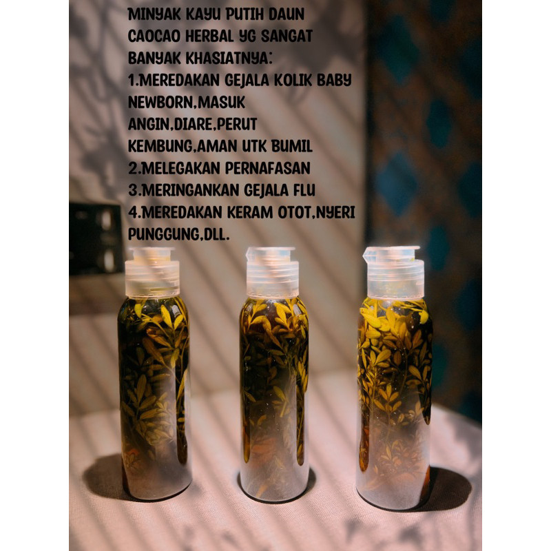 mikapu caocao herbal ukuran 100ml / minyak kayu putih cap ayam daun inggu