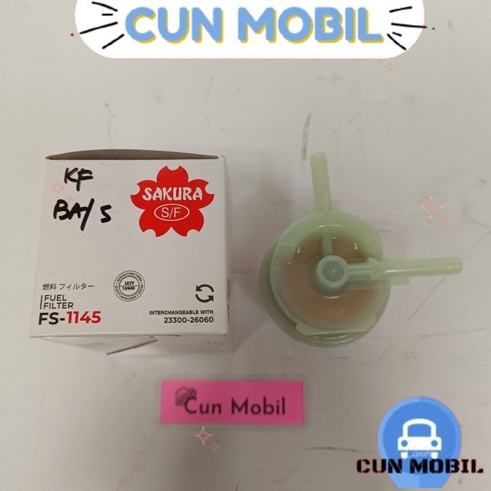 Filter Bensin Sakura FS1145 Kijang 4K 5K 7K Corolla KE20 30 70 DX  CUN MOBIL