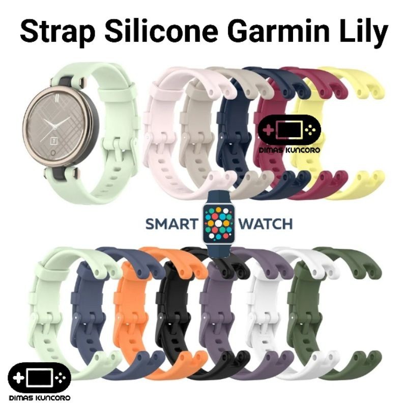 Rave Strap Silicone Garmin Lily silicon tali jam rubber smartwatch