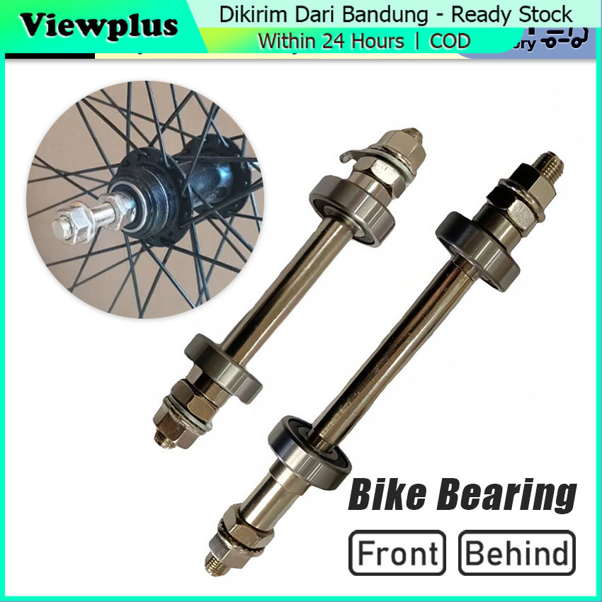 As Roda Depan Atau Belakang Sepeda Mtb As Roda Sepeda Bering + Kones As Roda Sepeda Quick Release