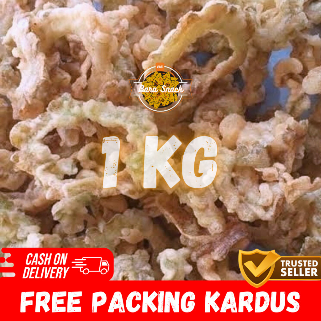 

[ 1KG ] Keripik Pare Gurih Cap RBK Premium / Kripik Pare Crispy / Camilan Snack Kiloan Murah -K