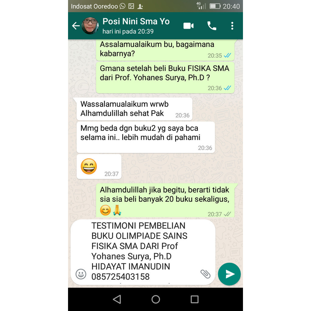 ✨BISA COD✨ - BUKU OSN OLIMPIADE FISIKA SMA/MA GASING TIM Prof. Yohanes Surya, Ph.