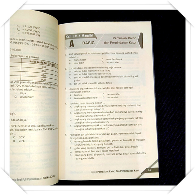 ✨BISA COD✨ - BANK SOAL FISIKA KIMIA SMP 789 - TOP SUKSES UPDATE - Buku Fisika SMP