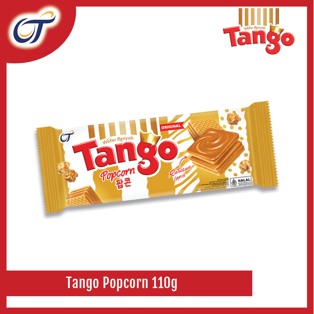 

Wafer Tango Popcorn 110GR Bite Size - [Isi 6 Pcs]