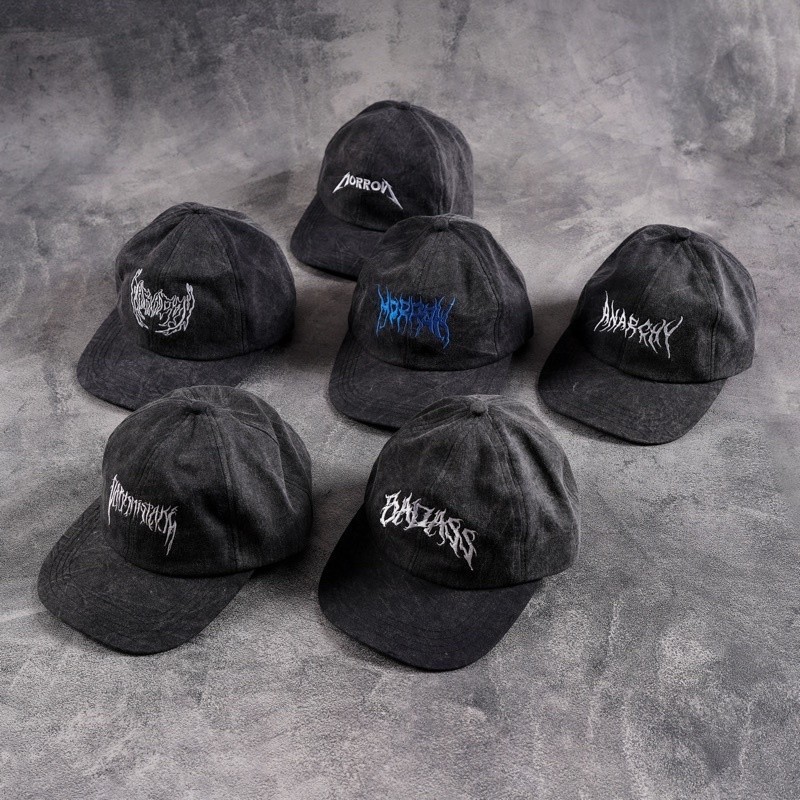 PROMO TERBARU Topi 6 Panel Wahs Distro Motif Bordir / Trendy 2024