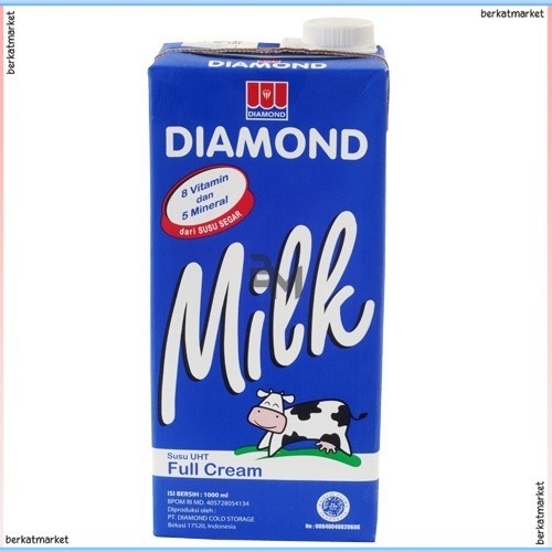 

DIAMOND FRESH MILK UHT FULL CREAM 1L | SUSU UHT