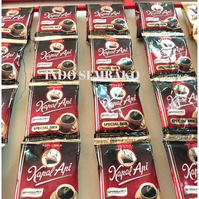 

Kopi Kapal Api Special Mix 120 Sachet x 25g / Kopo Kapal Api Dus Mix / Kopi + Gula Kapal Api