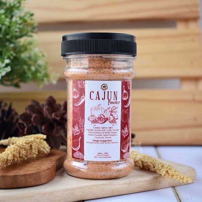 

New Produk- [Terlaris] House Of Organix Cajun Spices Powder ( Bumbu Cajun ) 60 Gr - TC