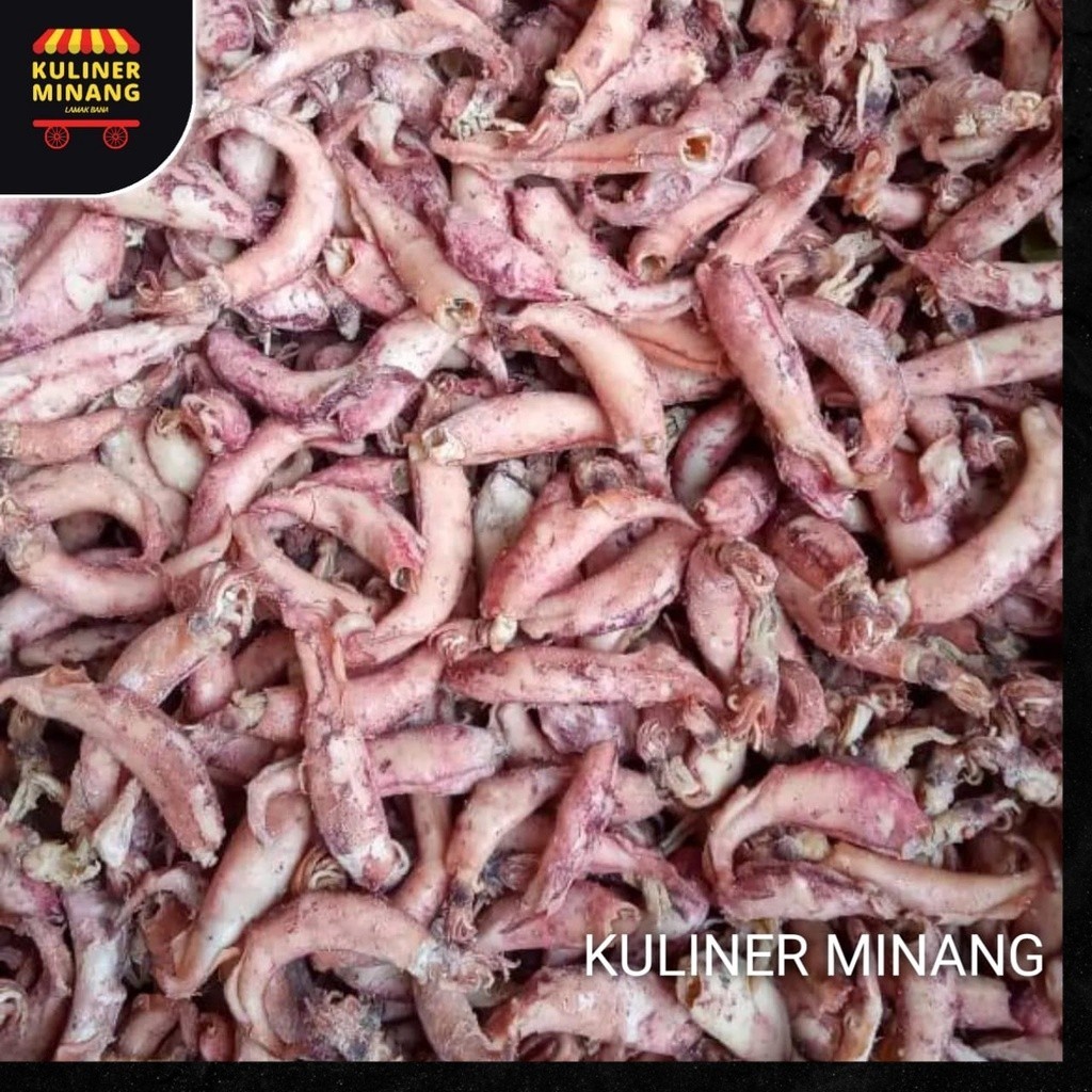 

Kuliner Minang Ikan cumi Segar kabau 1ons Minang Oleh Oleh Cemilan Makanan Khas Padang Jajanan Snack