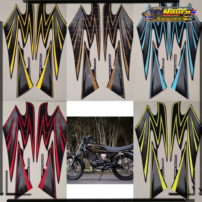 COD STRIPING RX KING 2003 CUSTOM PREMIUM STICKER RX KING ber mantap Naziastiker