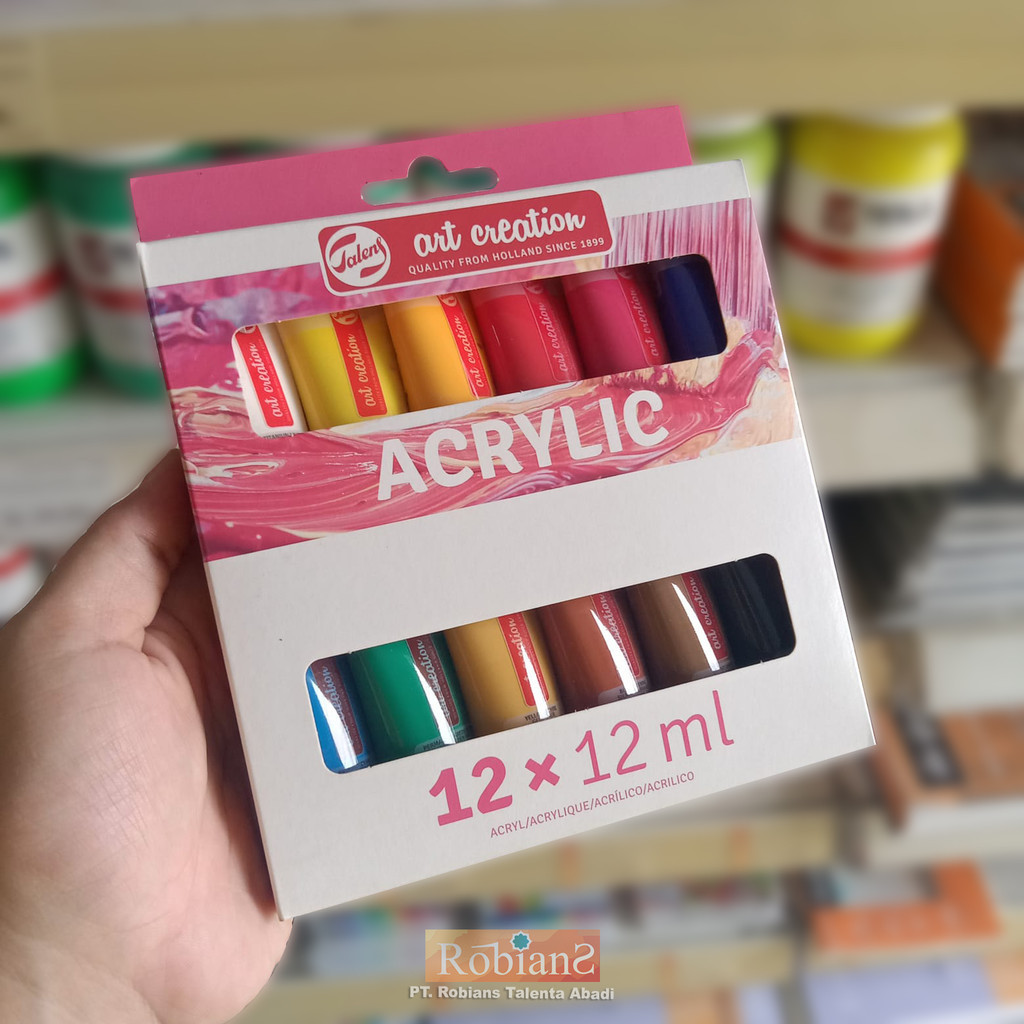 

Cat Lukis / Cat Akrilik - Talens Art Creation Acrylic Set 12 x 12 ml