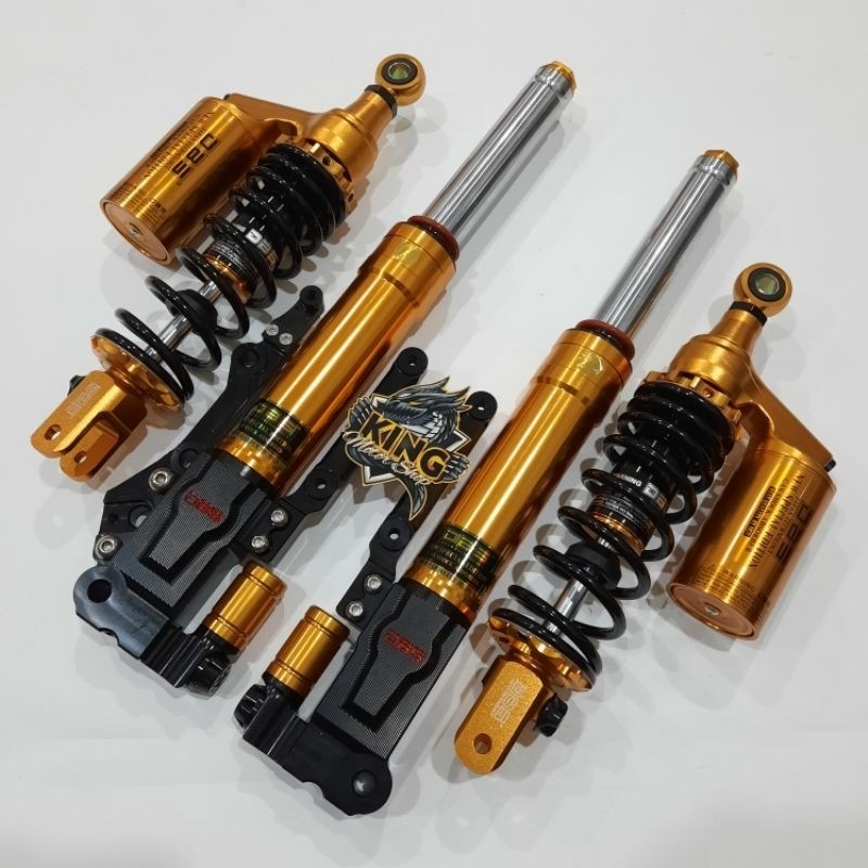 Shockbreaker NMAX paketan set depan belakang komplit DBS ORIGINAL