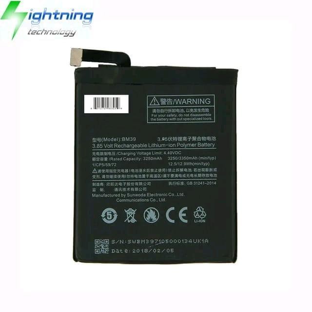 BATERAI BATRE BATTERY MI6 MI-6 BM39 BATERAE