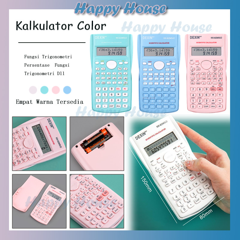 

Kalkulator Scientific Calculator 240 Fungsi Kalkulasi 4Warna / Kalkulator