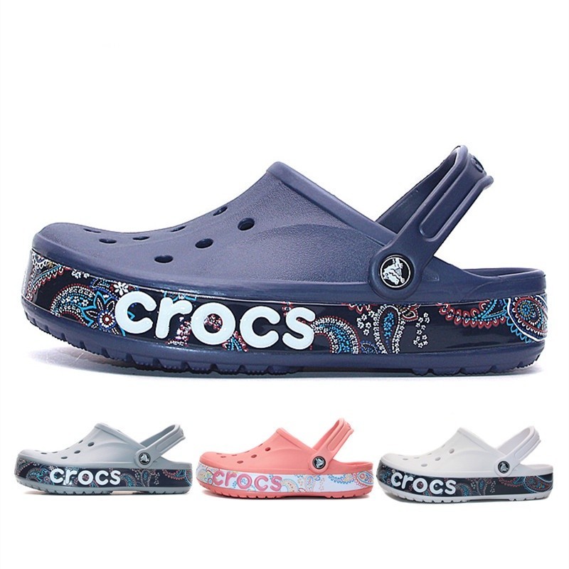 TERLARIS- Sandal Crocs Bayaband Graphic Clog / Bayaband Graphic / Sandal Air / Sandal Karet / Sandal