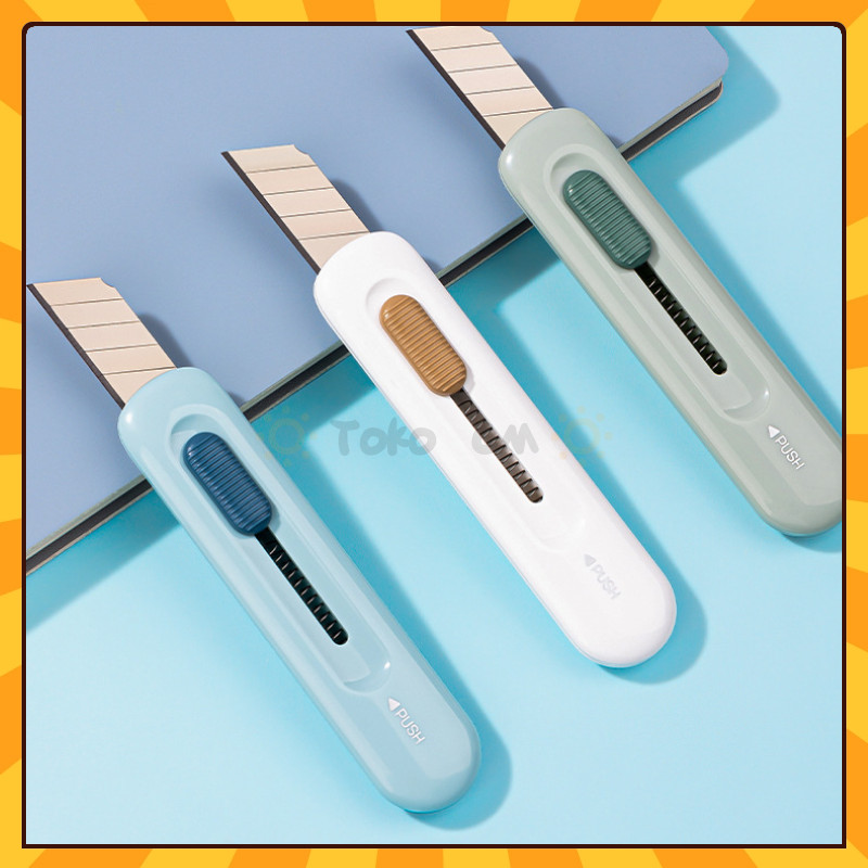 

⭐ Toko CM ⭐ Pen Knives Jepitan Harga Paper Cutters Penjepit Kertas Stationery Office Equipment Min Pen Knives Cutters Paper