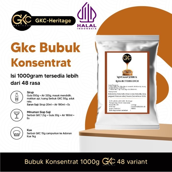 

[Aneka Rasa] Bubuk Minuman 1kg - Butterscotch