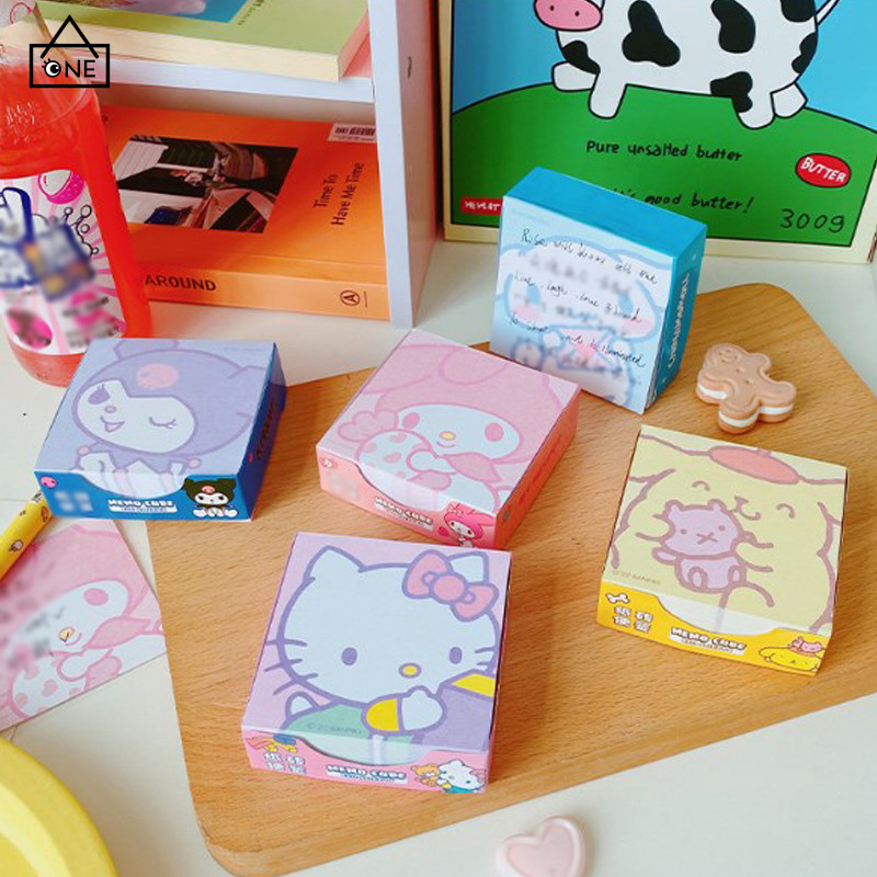 

COD❤️Kartun Sanrio Buku Catatan Siswa Memo Belajar Catatan Tempel Buku Pegangan Lucu Jepang