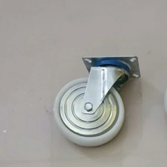 Roda Nilon 8 inch Hidup/Putar