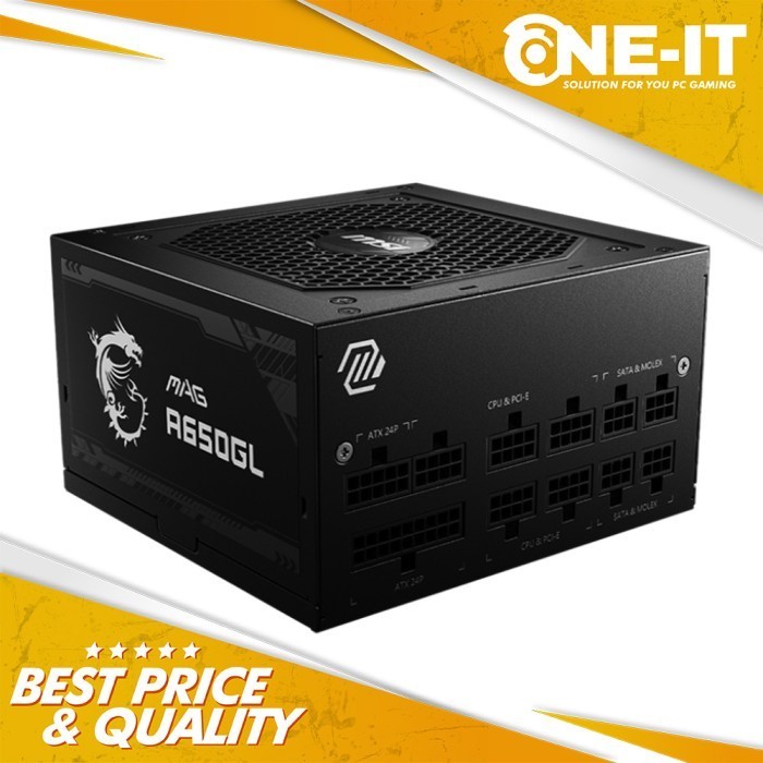 PSU MSI MAG A650GL 650W 80 PLUS Gold