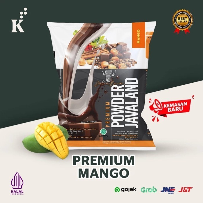 

[Ready] Bubuk Minuman PREMIUM Mango Bubble drink Powder drink 1kg