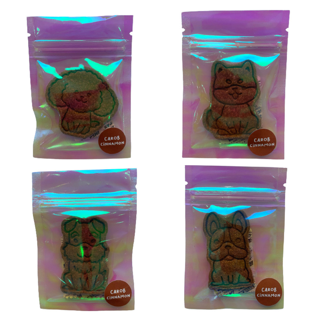 Blackie and Zeela Big Cookies Carob Cinnamon Dog Treats