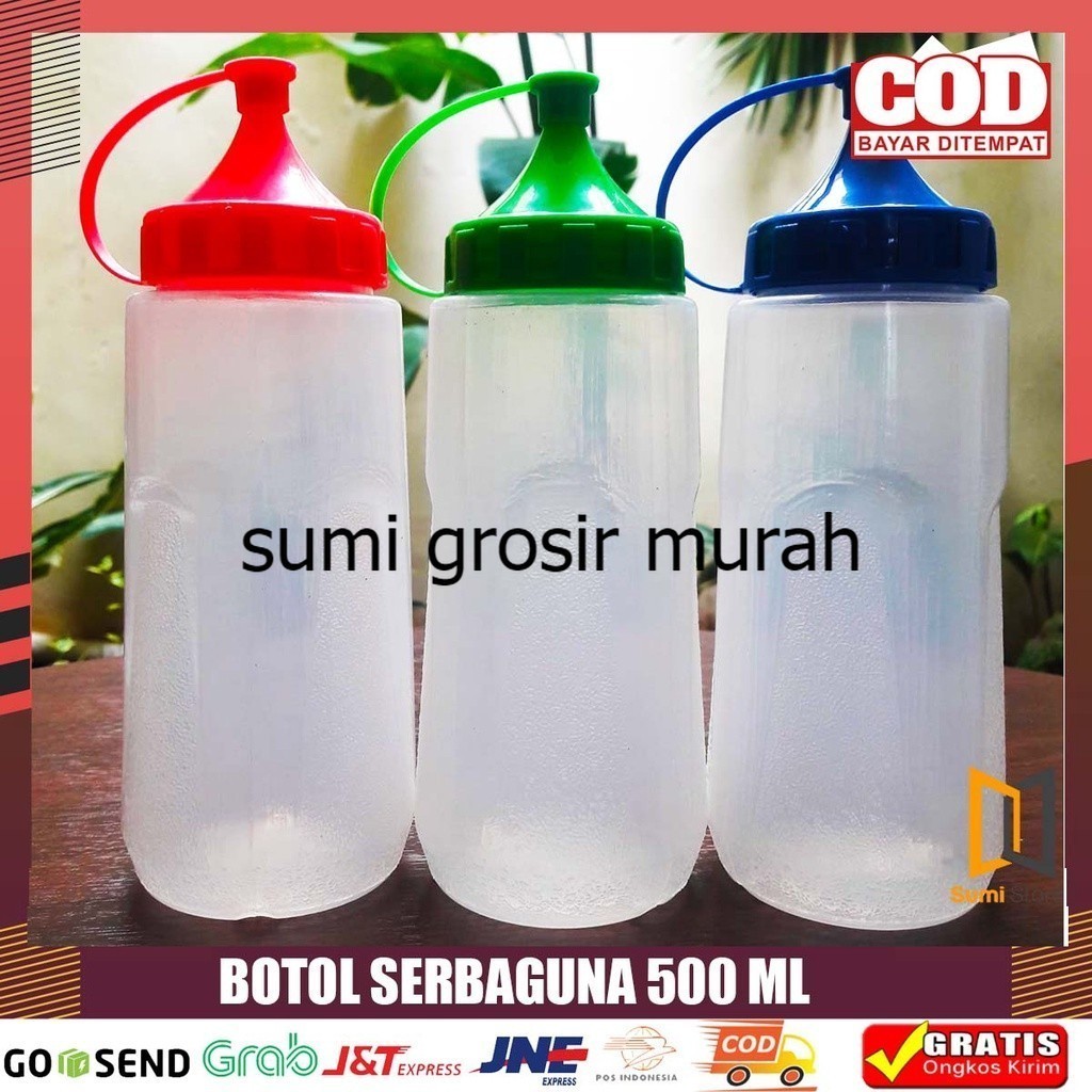 

(6pcs) Botol kecap / botol saos / 300ml ,500ml 800ml / botol kecap dan saos 300ml , 500ml , 800ml