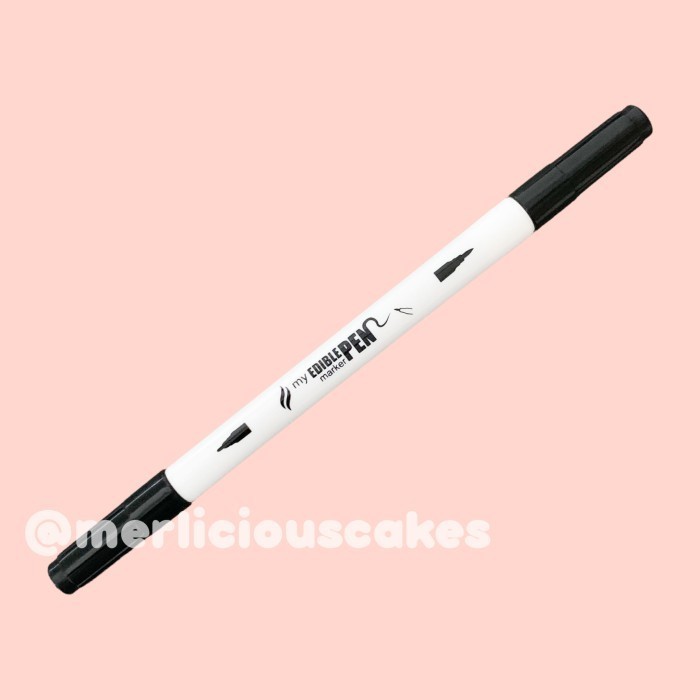 

New Arrival- Black My Flavor Edible Pen Marker Dual Tips Halal